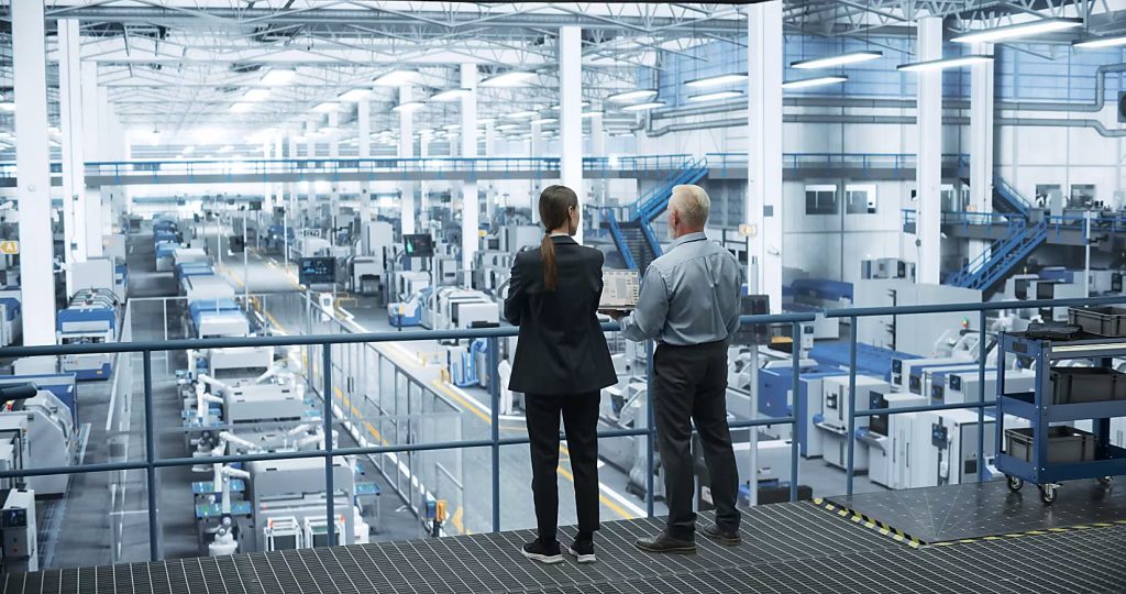 ۲ Network connections in modern production lines