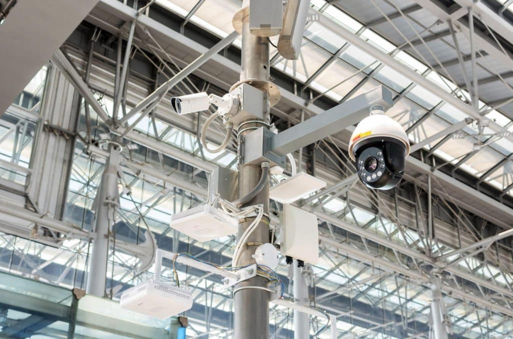 4 Weatherproof security camera systems protecting outdoor industrial equipment